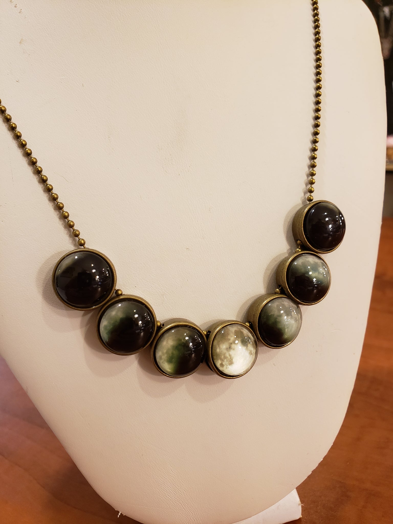 Moon Phases set necklace