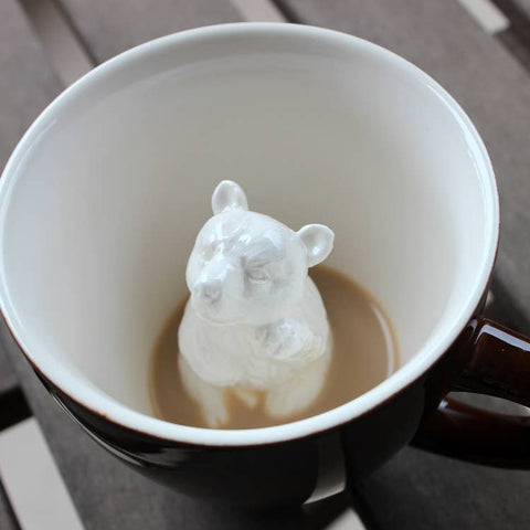 Bear creature cup
