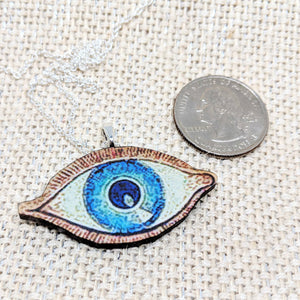 Eyeball necklace