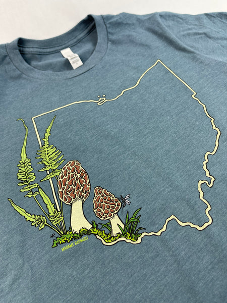 Ohio Morel Mushroom Spring unisex tshirt