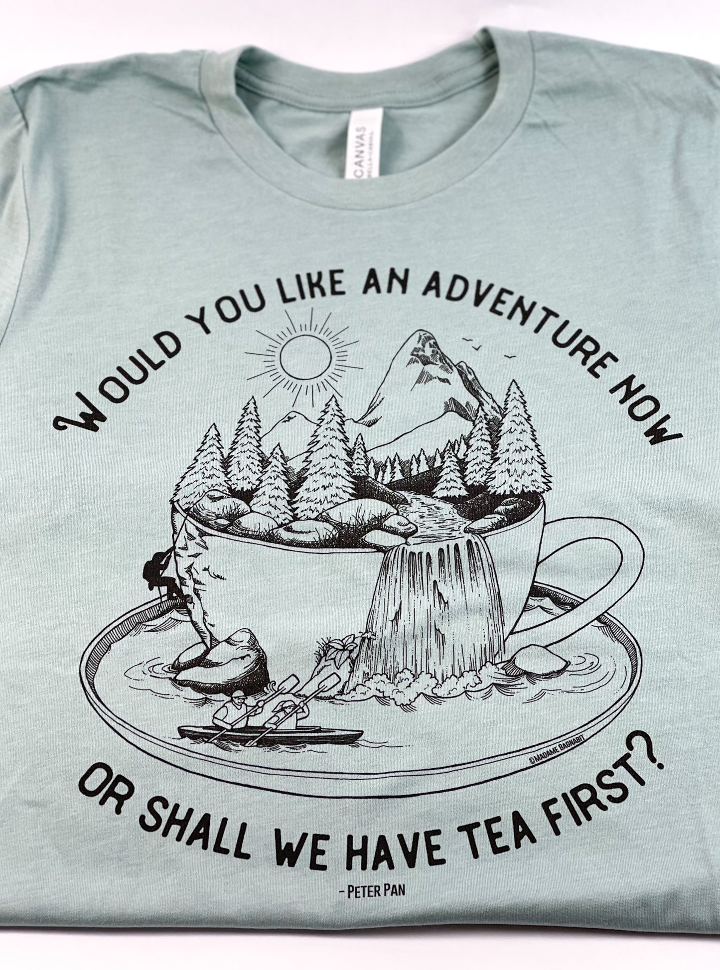 Adventure Tea unisex tshirt