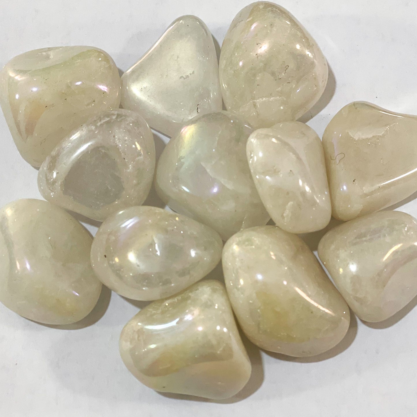 Pearlized Quartz tumbled