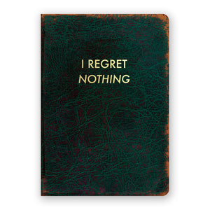 I Regret Nothing notebook