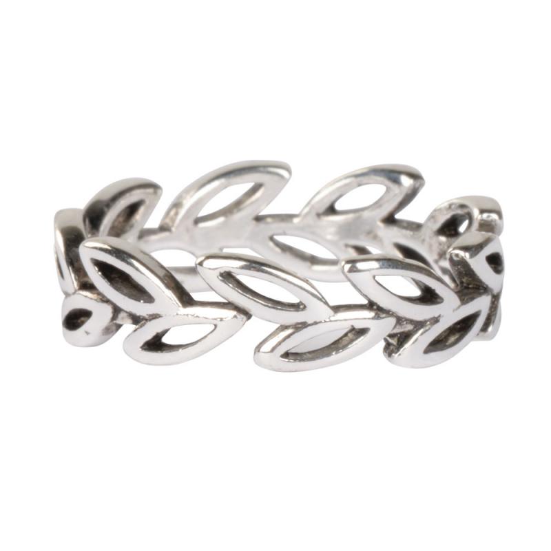 Leaf band ring