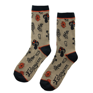 Mushroom and Teeth socks