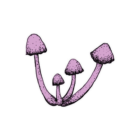 Purple shrooms sticker