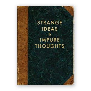 Strange Ideas & Impure Thoughts notebook